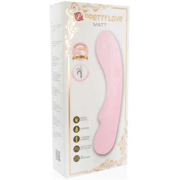 Pretty Love - Vibrador recargable Matt de silicona suave - Imagen 2