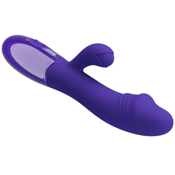 Pretty Love - Vibrador rabbit con licking morado - Imagen 3