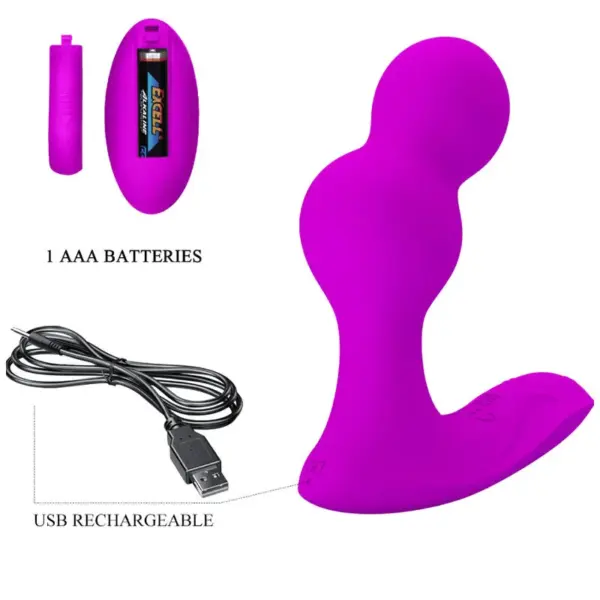 Pretty Love - Masajeador vibrador anal con control remoto Terrance - Imagen 7