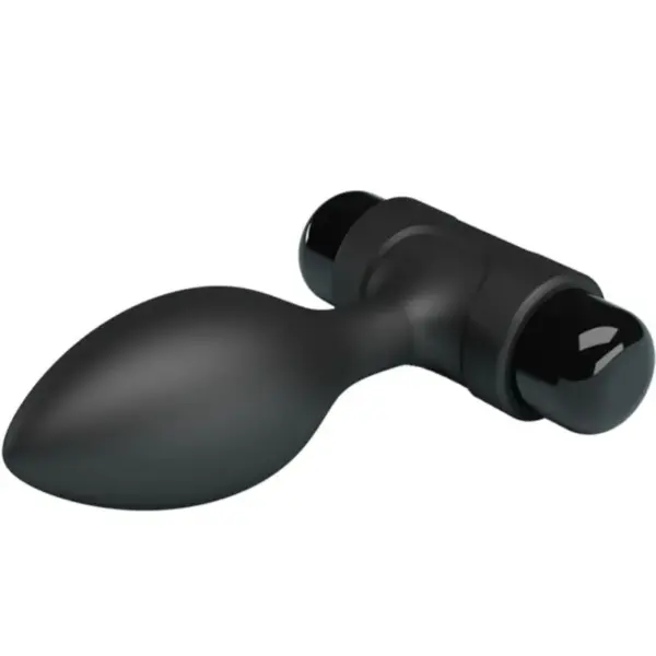 Pretty Love - Vibrador Plug Anal con 10 Vibraciones Negro - Imagen 3