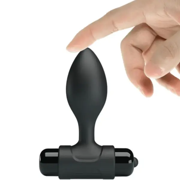 Pretty Love - Vibrador Plug Anal con 10 Vibraciones Negro - Imagen 4