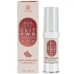 SECRET PLAY - Bálsamo Clit Pwr Menta Chocolate para el Placer Femenino