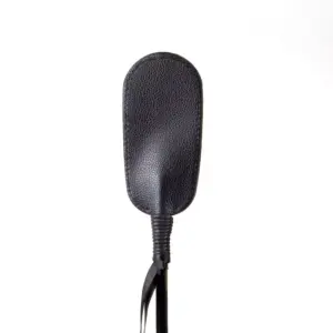 SECRET PLAY - Fusta Negra de Cuero Vegano para BDSM
