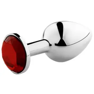 SECRETPLAY - Anal Plug Rojo M para experiencias sensoriales inolvidables