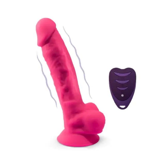 Silexd - Pene Realístico Modelo 18 Rosa con Vibración y Control Remoto - Imagen 4