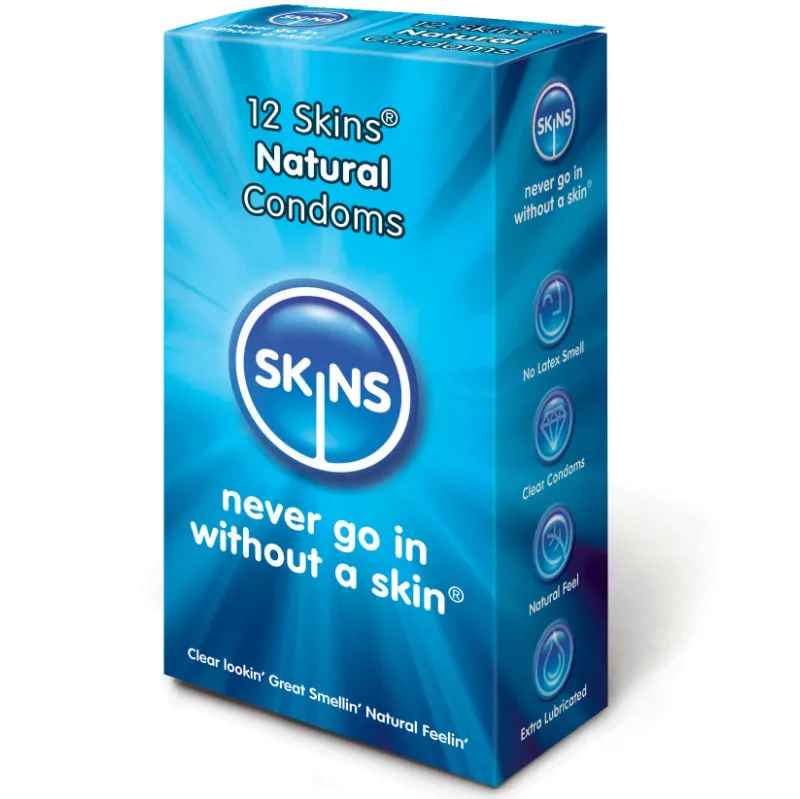 SKINS - Preservativo Natural Pack 12 Uds para Sensaciones Únicas - Imagen 2