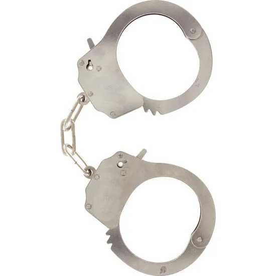TOYJOY - Esposas de metal con cadena de acero para BDSM
