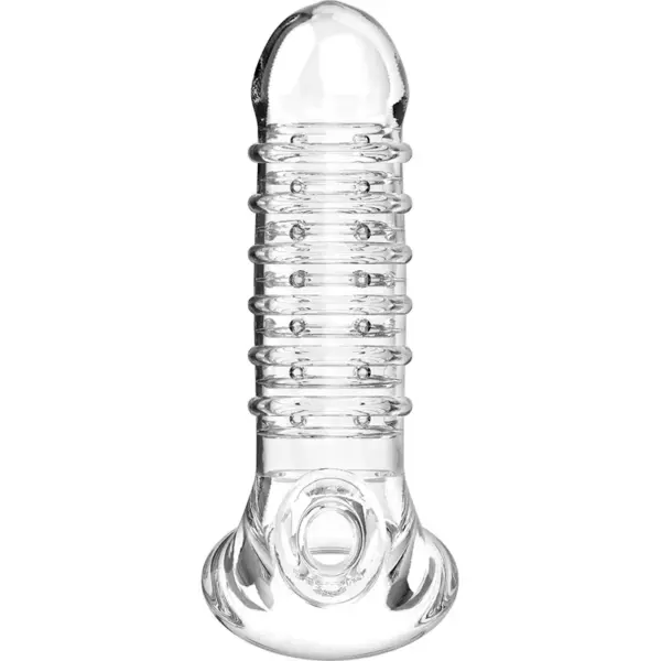 VIRILXL - Extensión y Funda de Pene V15 Transparente para Placer Aumentado - Imagen 7