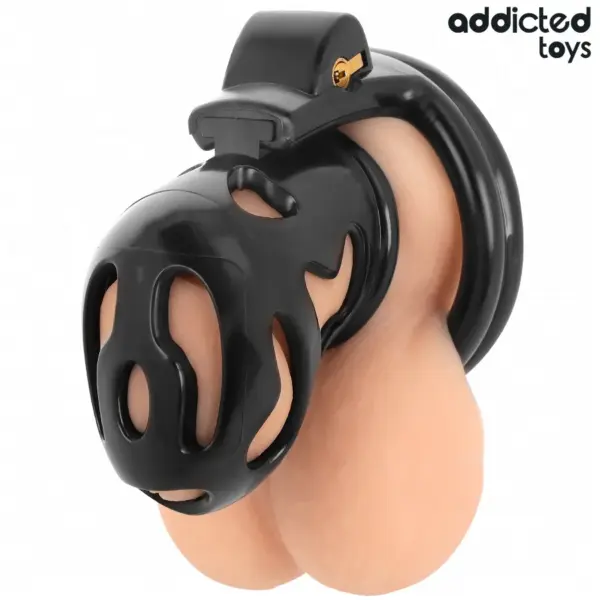 ADDICTED TOYS LOCKED - Jaula de castidad para pene de 8 cm - Imagen 3