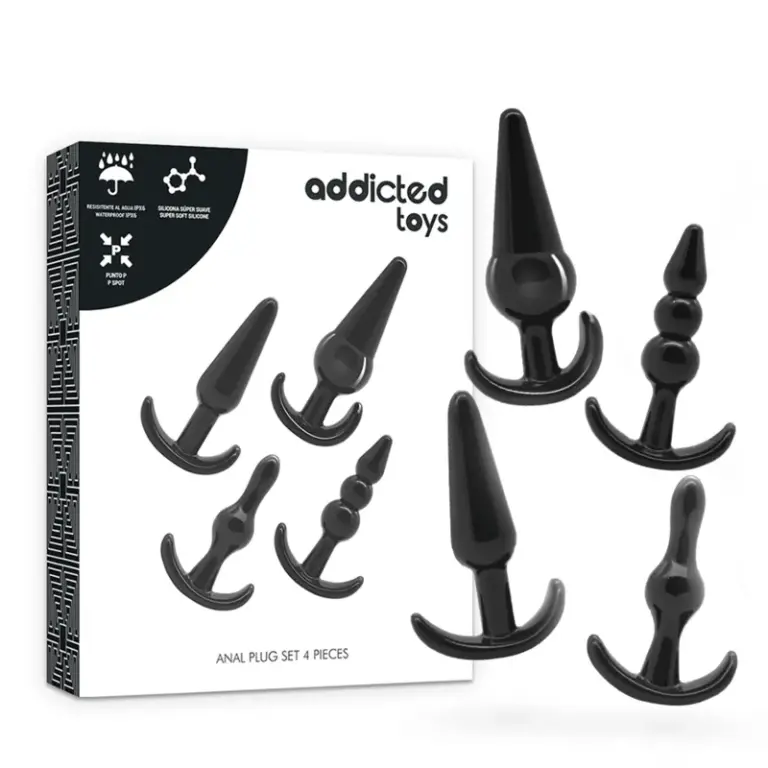 Addicted Toys - Set 4 Plugs Anales para Placer Infinito