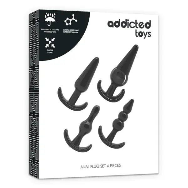Addicted Toys - Set 4 Plugs Anales para Placer Infinito - Imagen 12