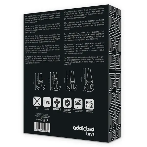 Addicted Toys - Set 4 Plugs Anales para Placer Infinito - Imagen 13