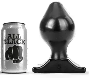 ALL BLACK - Buttplug de 16,5 cm para una experiencia intensa