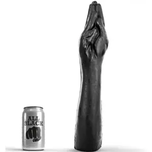 All Black - Consolador Fisting 40 cm con diseño realista