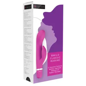 B SWISH - Vibrador Rabbit BWILD CLASSIC Marine Cerise