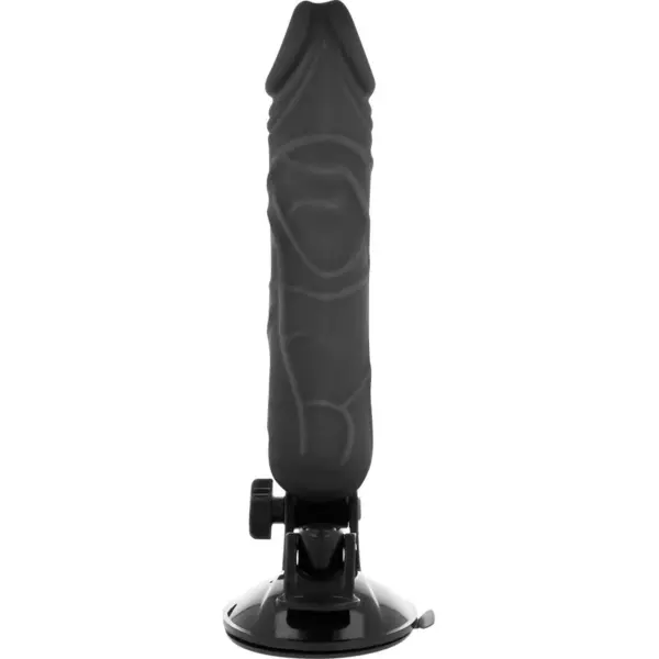 BASECOCK - Vibrador Realístico Control Remoto Negro 20 cm - 4 cm - Imagen 3