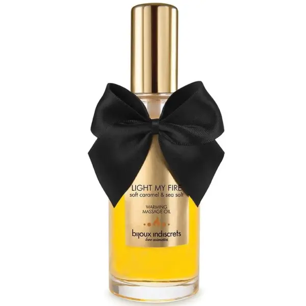 Bijoux - Aceite de masaje efecto calor aroma caramelo