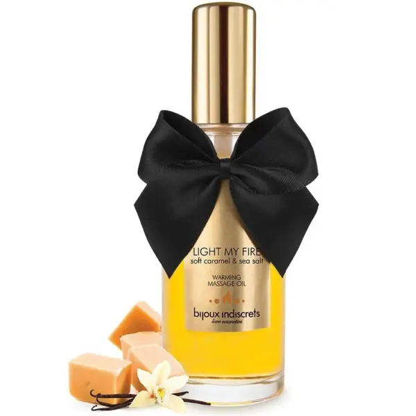 Bijoux - Aceite de masaje efecto calor aroma caramelo - Imagen 2