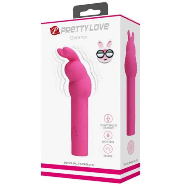 Bonito Amor - Vibrador de Silicona Resistente al Agua con 10 Modos de Vibración - Imagen 5