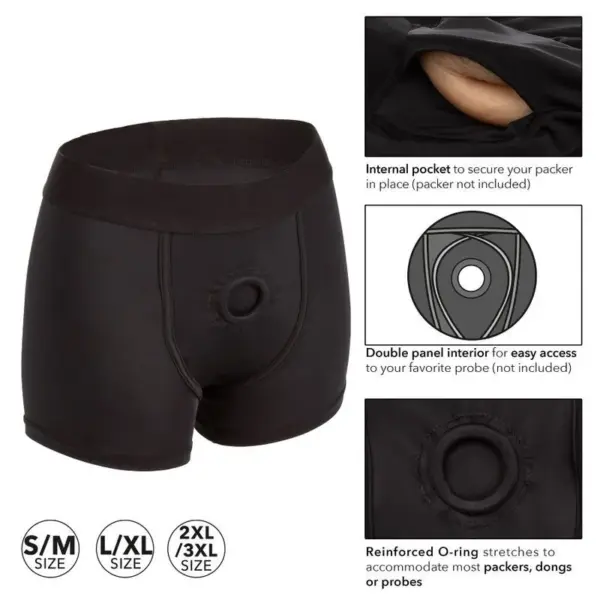 CALEXOTICS - Arnés Estilo Boxer S/M: Comodidad y Rendimiento para el Placer - Imagen 4