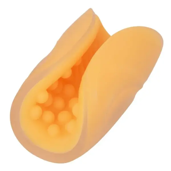 CALEXOTICS - Beaded Grip Masturbador Texturado Naranja - Imagen 2