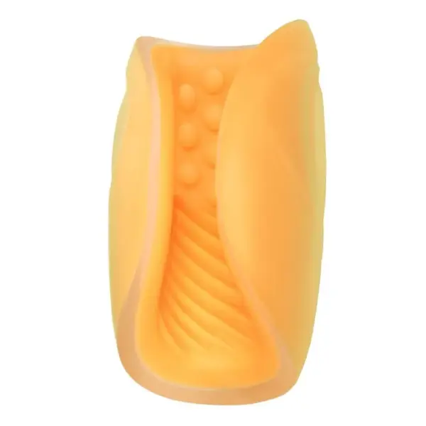 CALEXOTICS - Beaded Grip Masturbador Texturado Naranja - Imagen 5