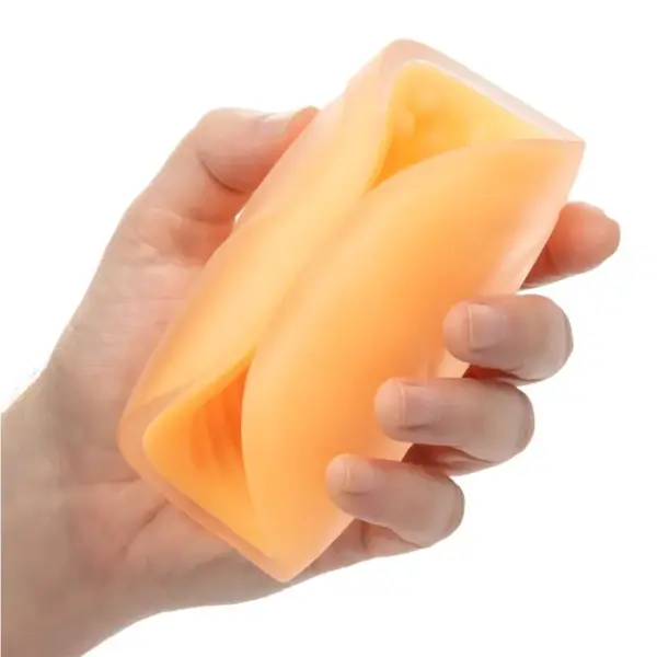 CALEXOTICS - Beaded Grip Masturbador Texturado Naranja - Imagen 6