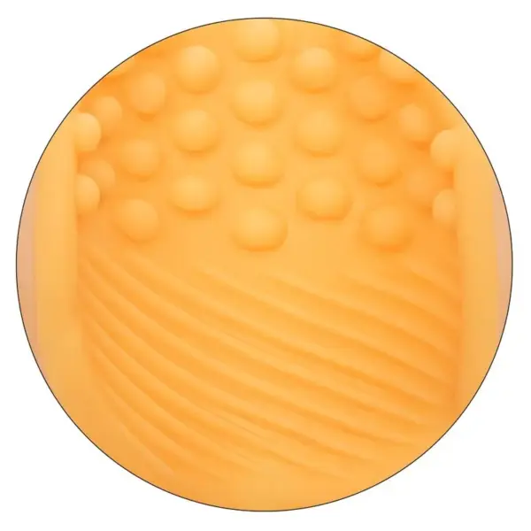 CALEXOTICS - Beaded Grip Masturbador Texturado Naranja - Imagen 8
