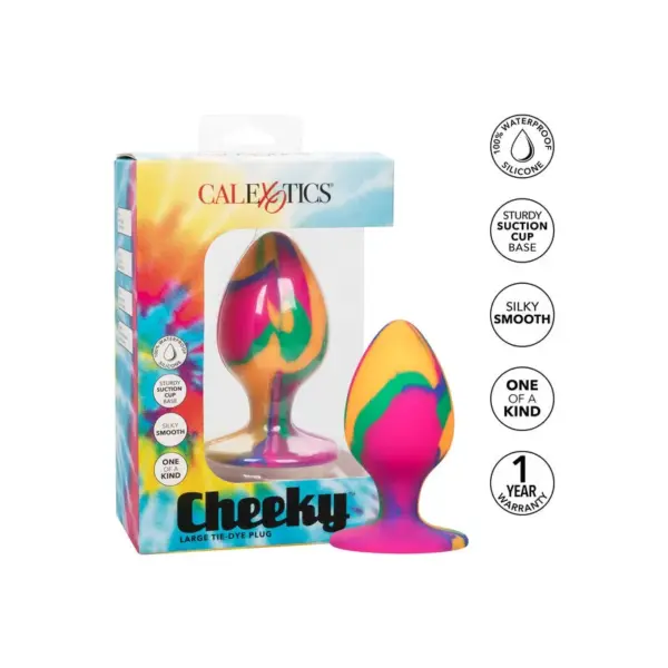 CALEXOTICS - Cheeky Large Tie-Dye Plug Anal para Placer Sin Límites - Imagen 5
