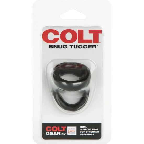CALEXOTICS - Colt Snug Tugger Negro: Anillo Potenciador para el Placer Masculino - Imagen 2