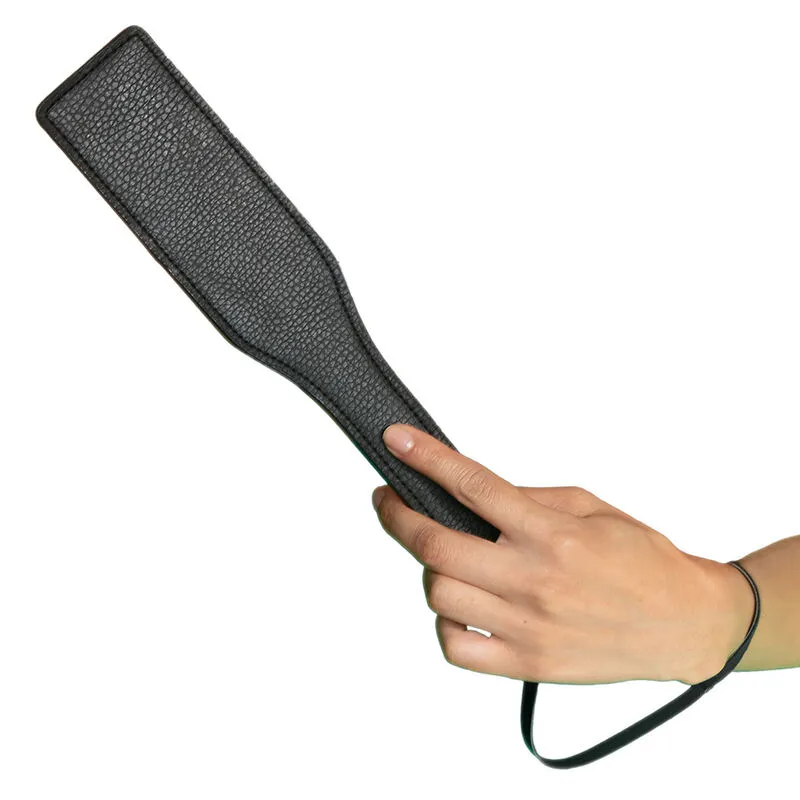 CALEXOTICS - Paleta de cuero negro para juegos eróticos - Imagen 4