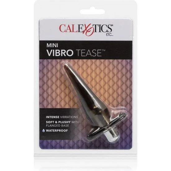CALEXOTICS - Plug Mini Vibro Tease Vibrador Negro - Imagen 4