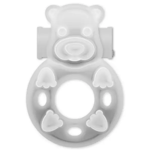 CASUAL LOVE - Anillo vibrador conejito transparente - Imagen 2