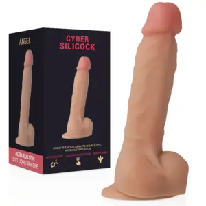 CYBER SILICOCK - Ansel Dildo Realístico de Silicona Líquida 15.5 cm
