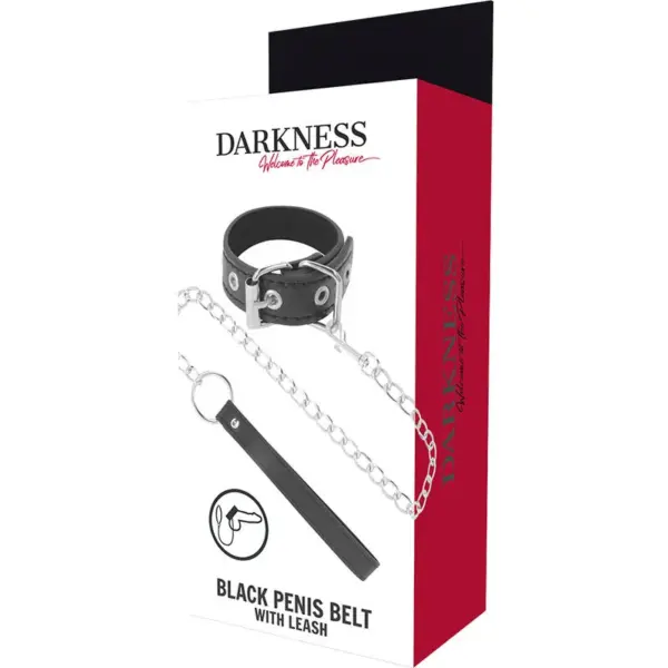 DARKNESS - Anilla pene con correa para BDSM - Imagen 6