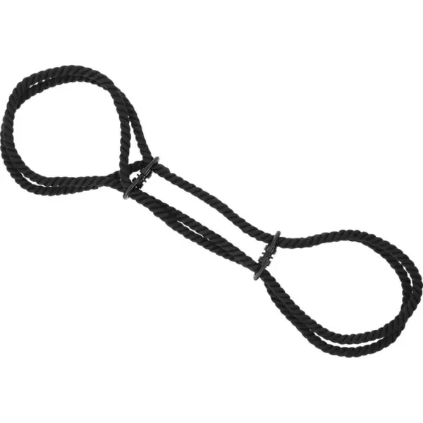 DARKNESS - Esposas de Cuerda 100% Algodón para Manos o Tobillos - Imagen 2