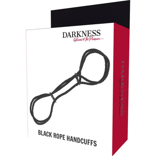 DARKNESS - Esposas de Cuerda 100% Algodón para Manos o Tobillos - Imagen 5