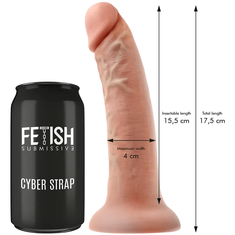 Fetish Submissive - Arnés con Dildo Control Remoto Tecnología WatchMe S - Imagen 4