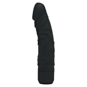 GET REAL - Vibrador clásico original negro para placer ilimitado