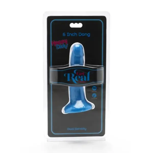 Happy Dicks - Dong realista azul de 12 cm para placer íntimo - Imagen 2