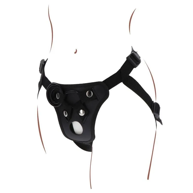 Get Real - Arnés Strap-On Negro para Placer Infinito - Imagen 5