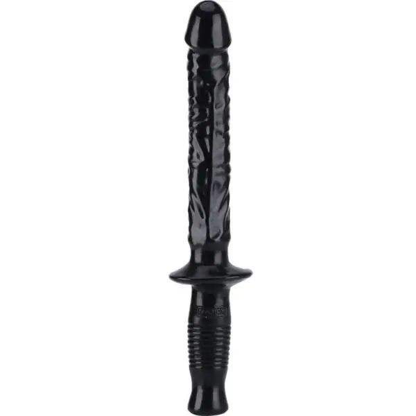 GET REAL - THE MANHANDLER 37 CM NEGRO - Dildo Clásico para Placer Definitivo