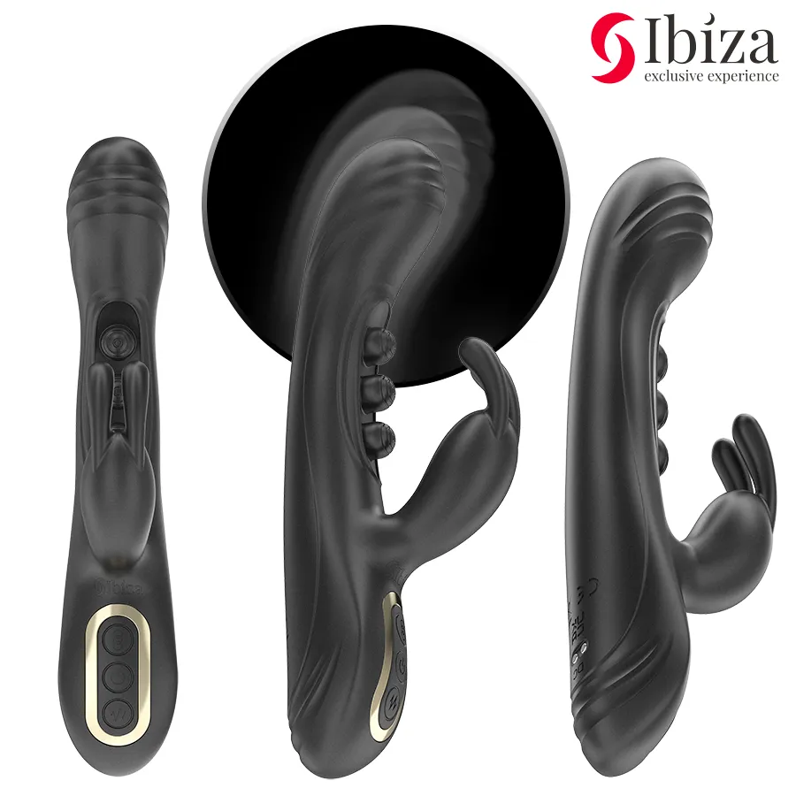 IBIZA - Vibrador Rabbit Perlas con Pulsación - Imagen 3