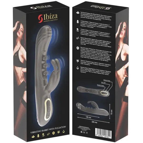 IBIZA - Vibrador Rabbit Perlas con Pulsación - Imagen 8
