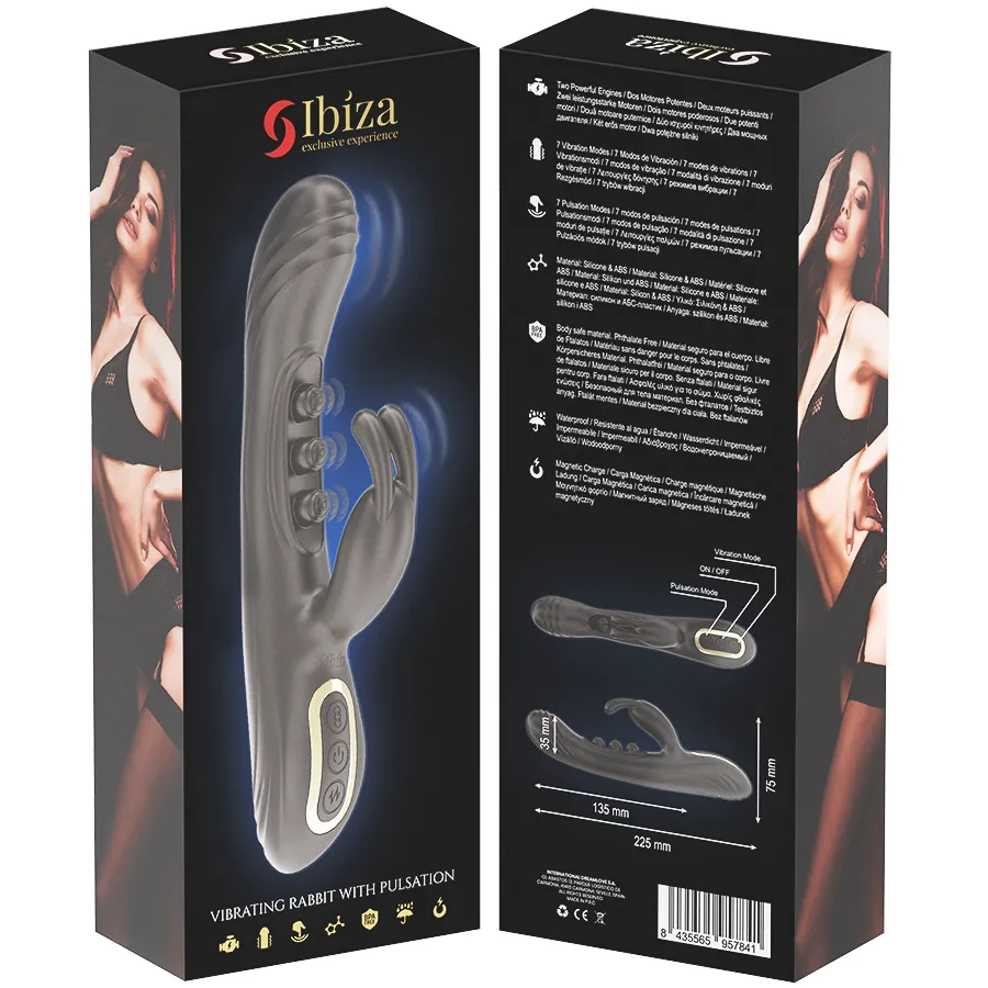 IBIZA - Vibrador Rabbit Perlas con Pulsación - Imagen 8