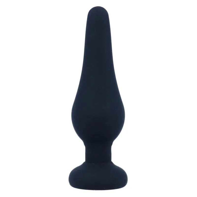 INTENSE - Anal Plug Pipo S Silicona Negro 9.8 cm - Imagen 2