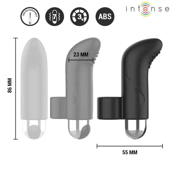 INTENSE - Estimulador Dedal Damiano Recargable para Placer Personalizado - Imagen 4