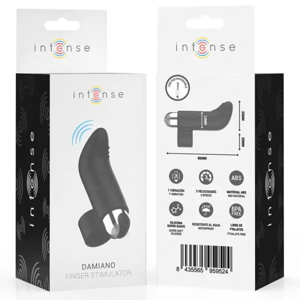 INTENSE - Estimulador Dedal Damiano Recargable para Placer Personalizado - Imagen 7