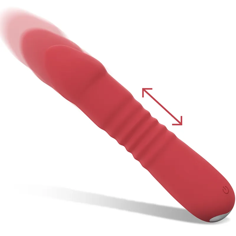 INTENSE - Vibrador Up & Down 10 Vibraciones Rojo para Placer Inigualable - Imagen 4