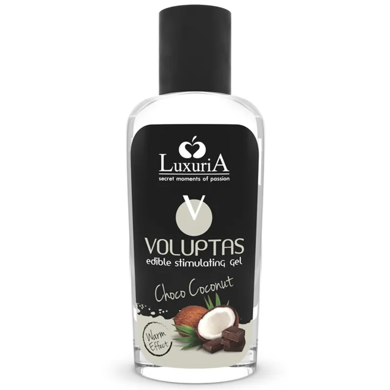 IntimaLine Luxuria - Voluptas Gel Masaje Comestible Efecto Calor - Coco y Crema 100 ml
